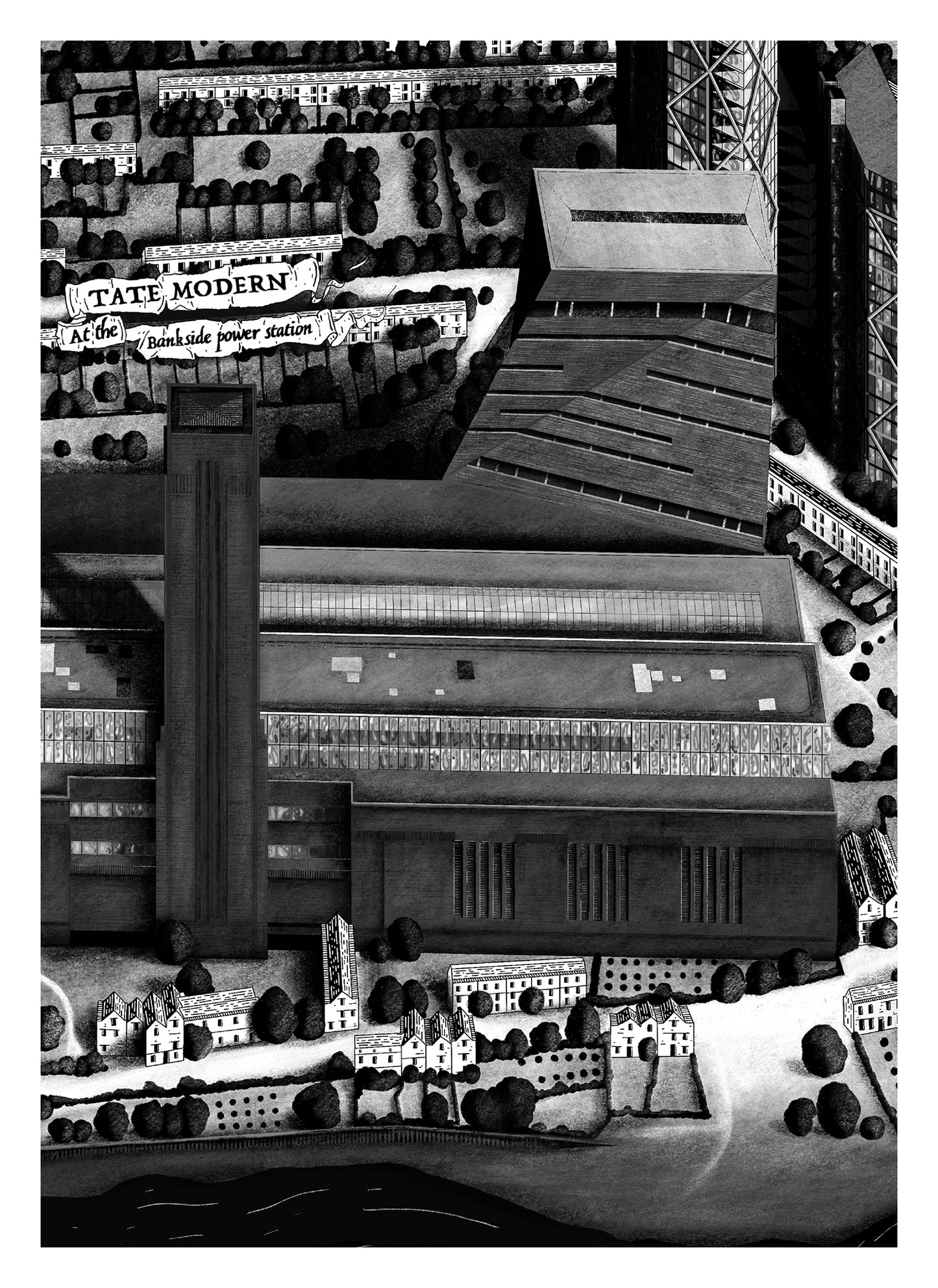 Tate Modern (A4 print)