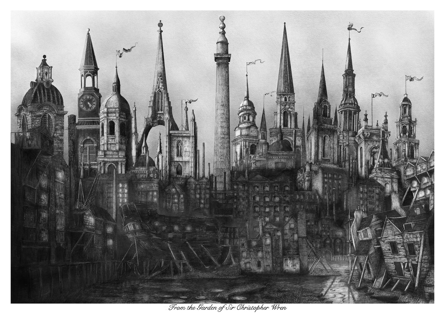 From the Garden of Sir Christopher Wren (2023) - Print