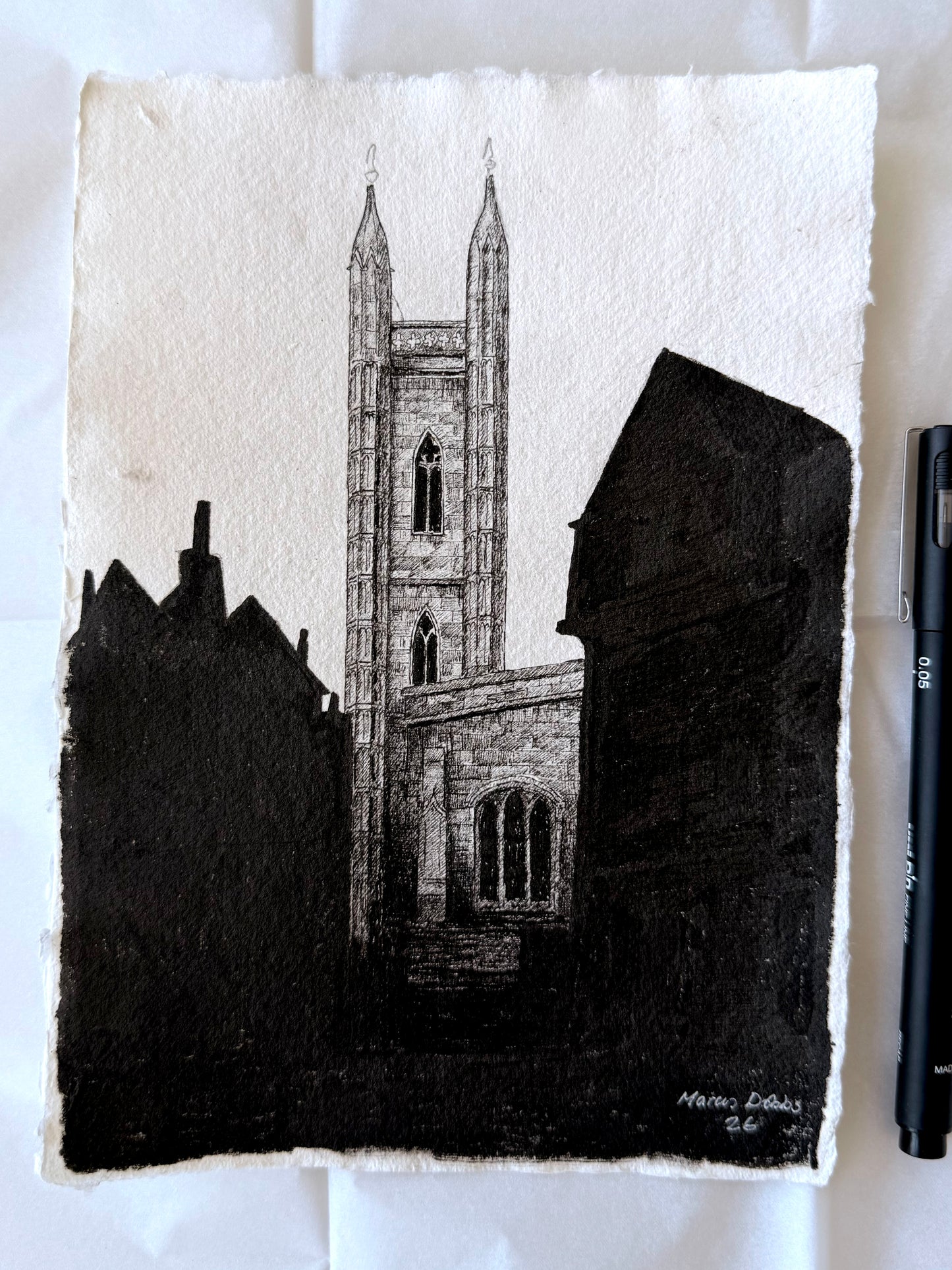 St Mary Aldermary (14.8 x 21cm)