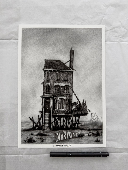 Estuary House (A4 print)