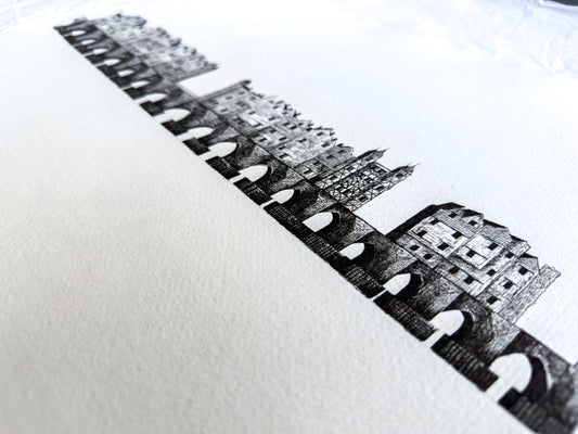 Original Drawing - Old London Bridge (NEW) 42cm x 29.7cm