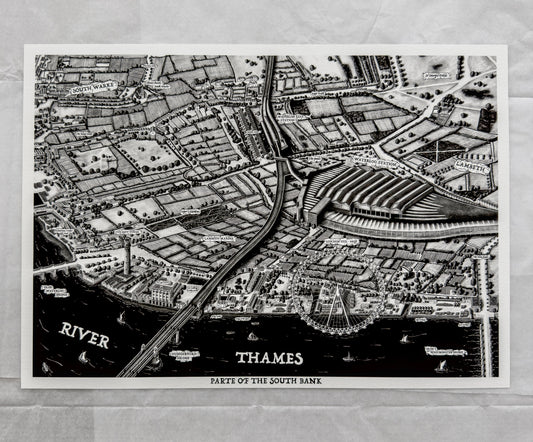 Parte of the South Bank (A3 test print)