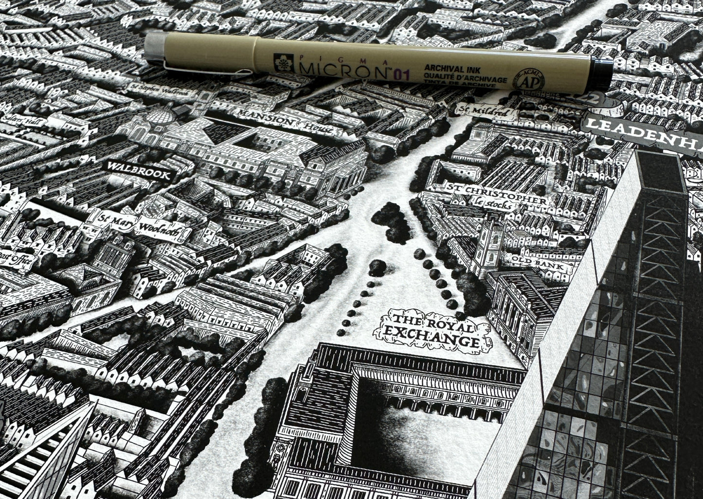 Parte of the City (A1 Mono print 50% off)
