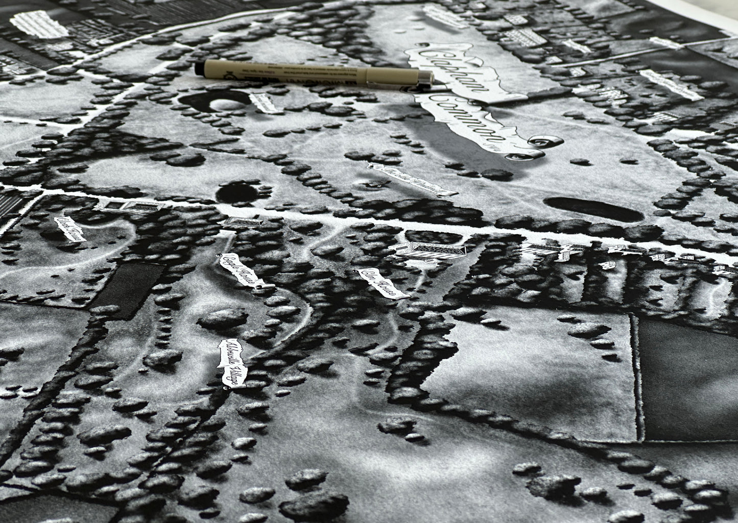 Clapham Common (A1 test print)