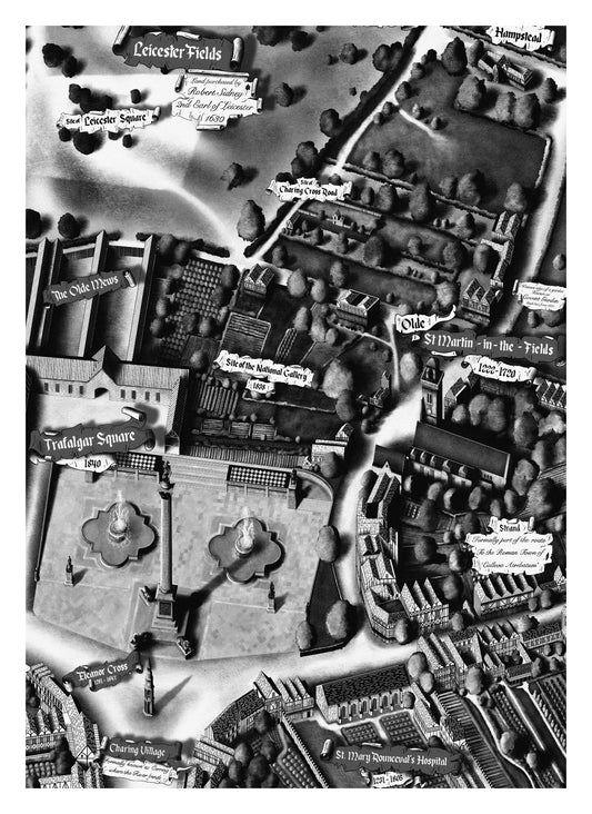 Charing Cross part two (A4 Print)