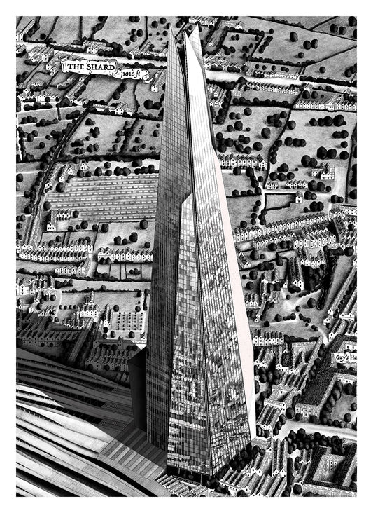 The Shard - (A4 print)