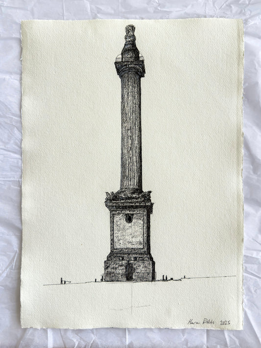 Original Drawing - Monument, London (NEW) 29.7 cm x 42 cm