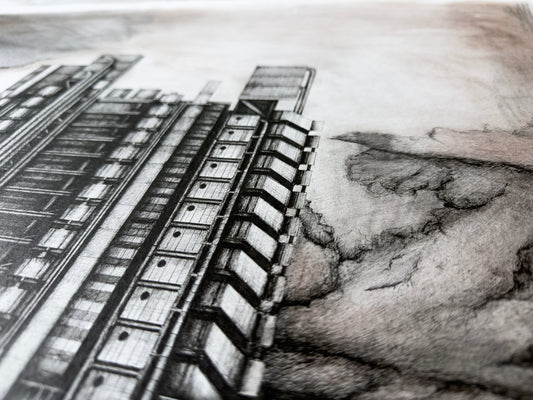 The Old Lloyds building (Original ink drawing)