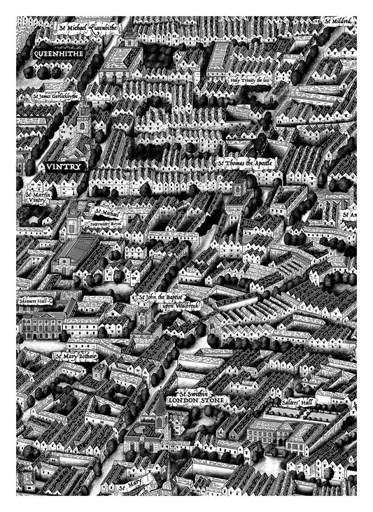 City Churches (A4 print)