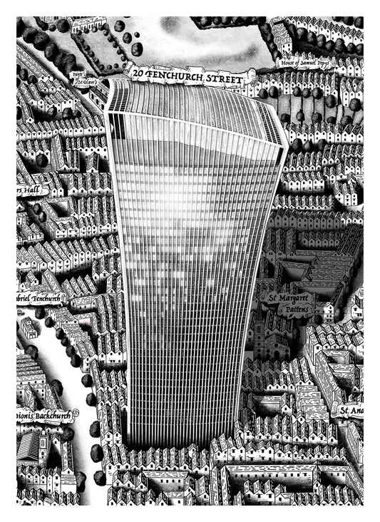 20 Fenchurch Street - (A4 Print)