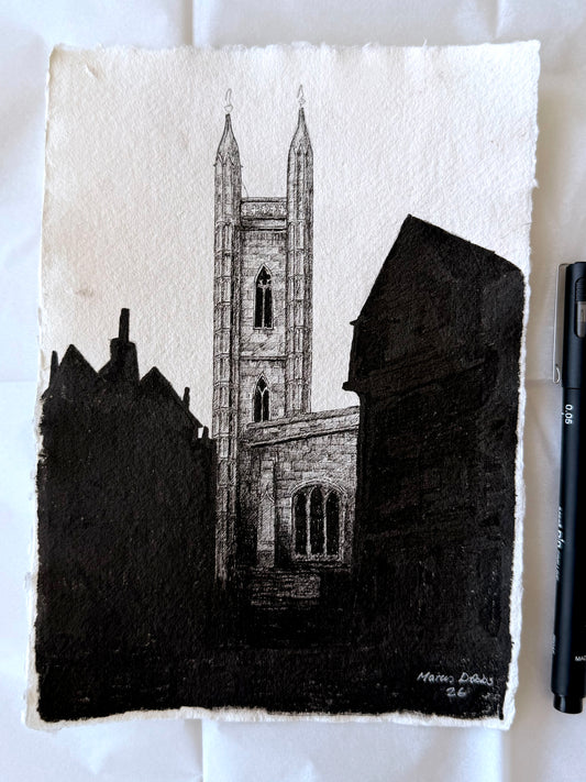 St Mary Aldermary (14.8 x 21cm)