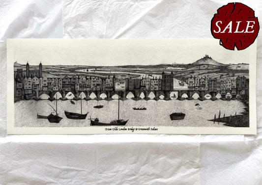 ‘From Olde London Bridge to Greenwich Palace’ - 2015 (12.7”× 33.1”)