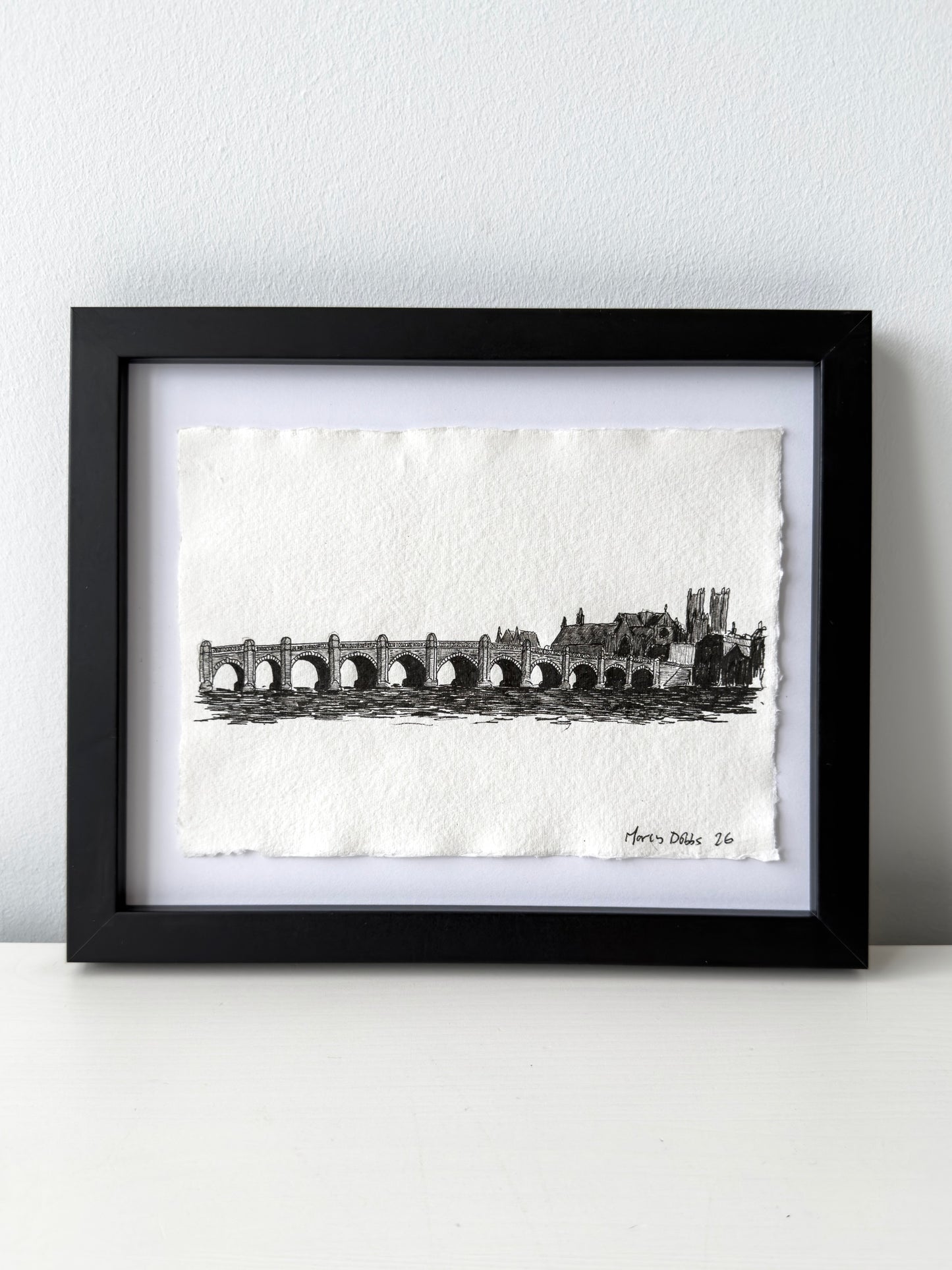 Old Westminster Bridge (21 x 14.8cm)