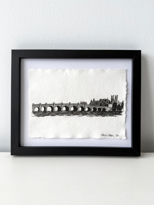 Old Westminster Bridge (21 x 14.8cm)