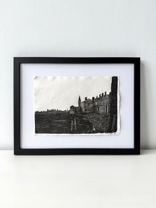 Old Whitehall Stairs (29.7 x 21cm)