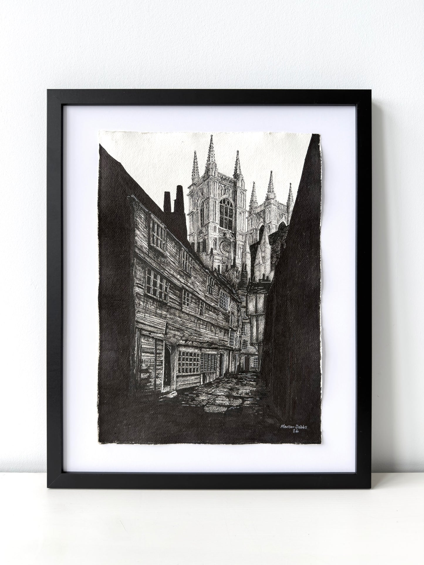 The Alleys of Old Westminster (29.7 x 42cm)