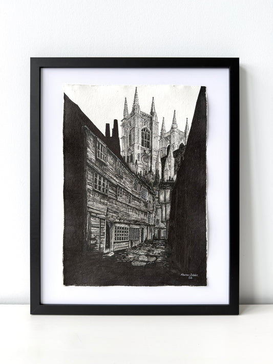 The Alleys of Old Westminster (29.7 x 42cm)