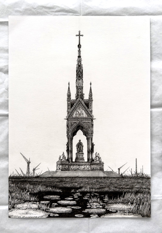 The Memorial (Original A3 drawing) - 2015