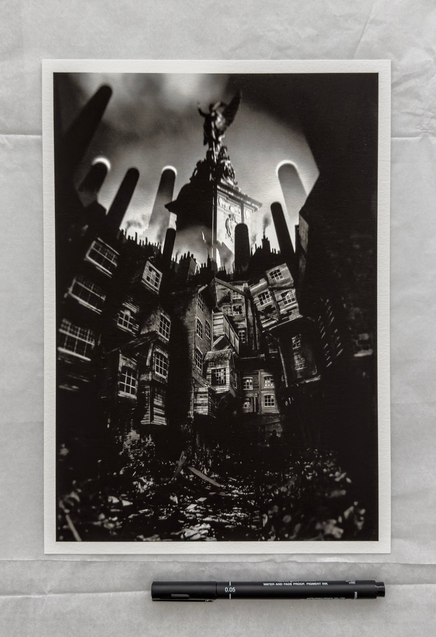 The Towers of Light (A3 test print)