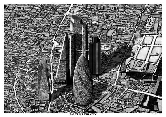 Parte of the City (A1 Mono print 50% off)
