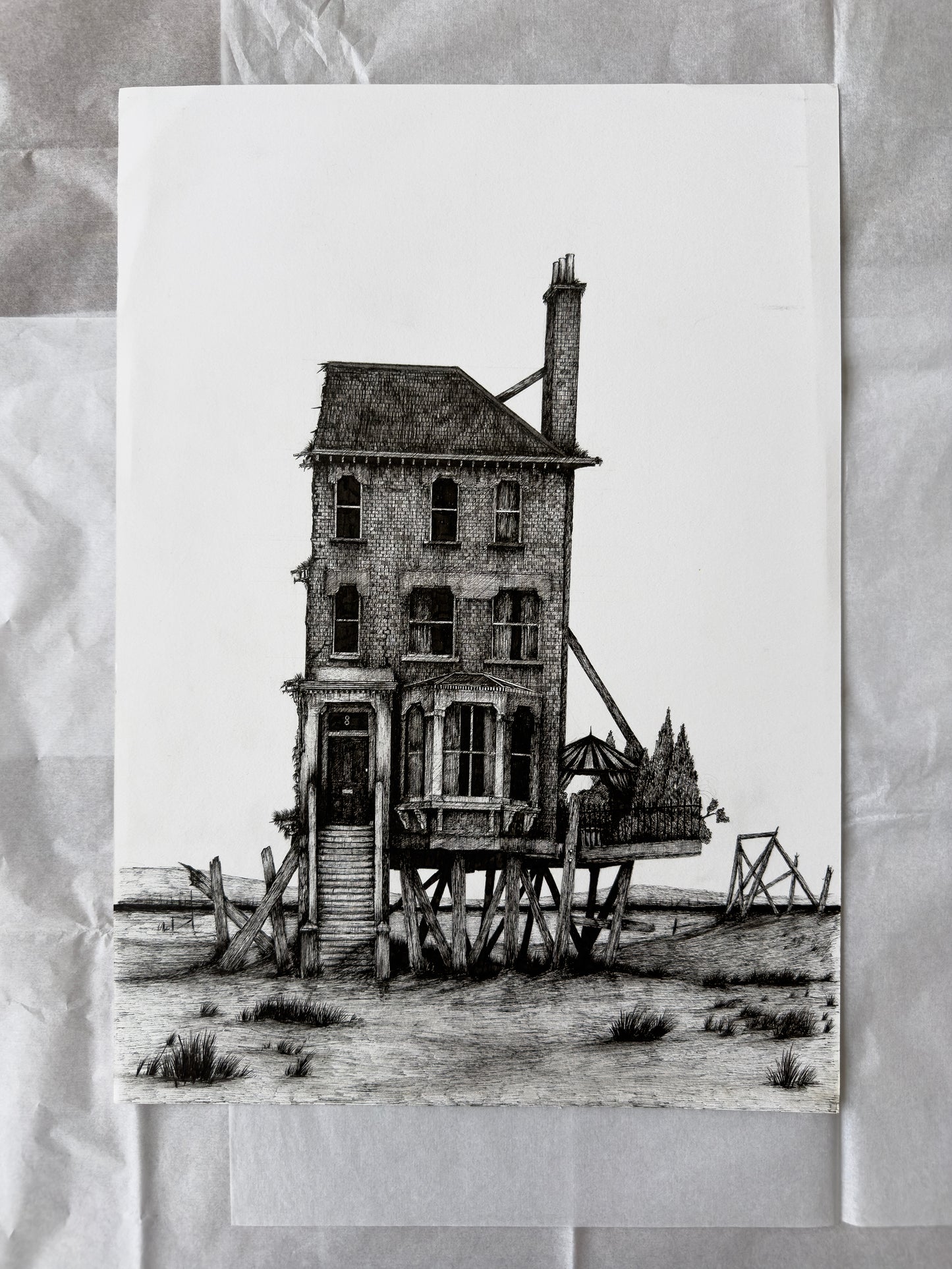 Estuary house (Original A3 Drawing)