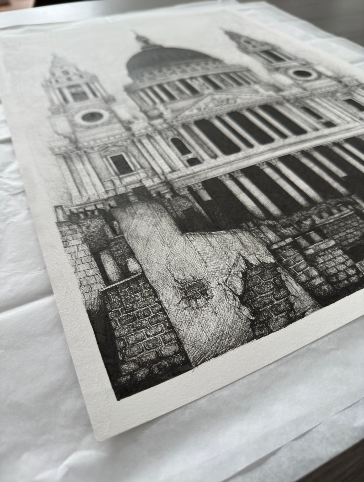St Paul’s Cathedral (Original A2 Drawing)- 2015