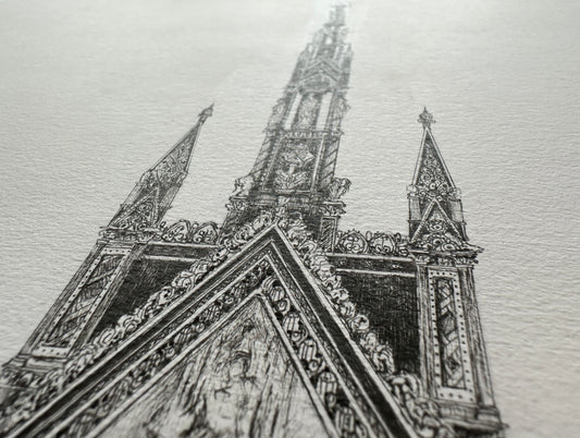 The Memorial (Original A3 drawing) - 2015