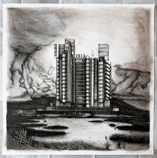 The Old Lloyds building (Original ink drawing)