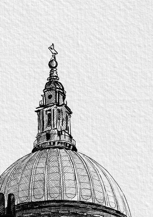 Ancient Houses in the City (1) - Print